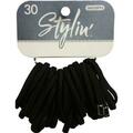 Shalom SH BLACK FLT ELASTIC PONYS 533998